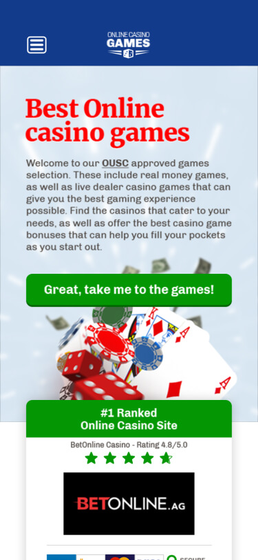 Casino games gallery first fold mobile